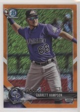 2018 Bowman Chrome Prospects Orange Shimmer Refractor 16/25 Garrett Hampson 0q0