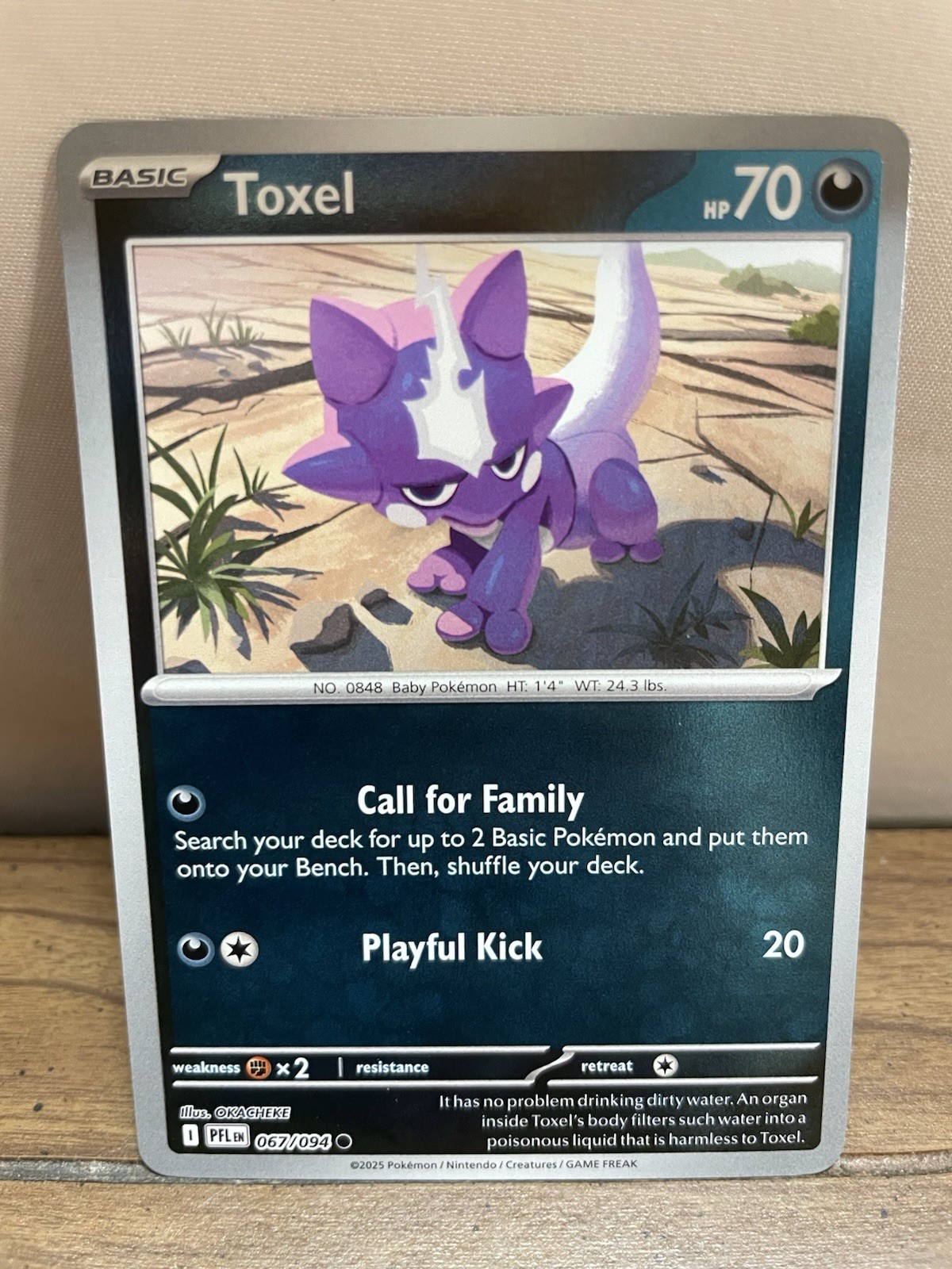 Toxel 067/094 Me02: Phantasmal Flames Reverse Holo