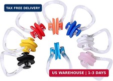 8 Pieces Silicone Swimming Nose Clip, Waterproof Silica Gel Surfing Nose Plug Pr