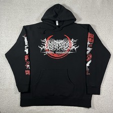 Lorna Shore Hoodie Men 2XL Sweatshirt Band Deathcore Post Hardcore Metal Pain