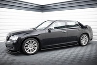 Maxton Design Seitenschweller Ansatz (Paar) Passend FüR Chrysler 300 Mk2 Schwarz
