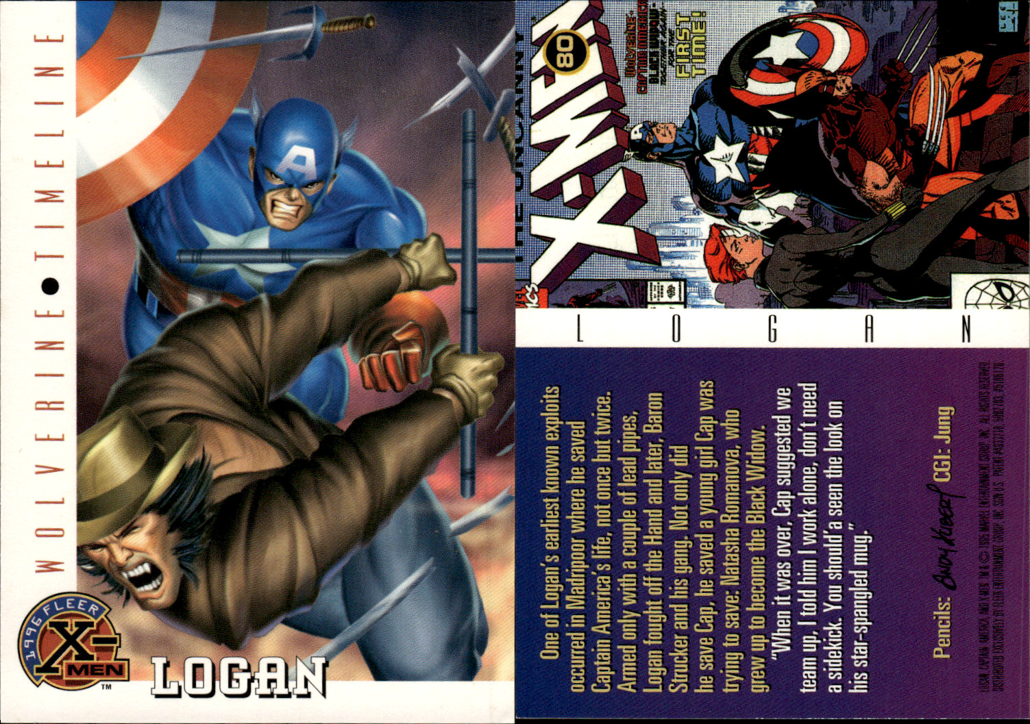 1996 Fleer X-Men #1-100 ~ Choose Your Card