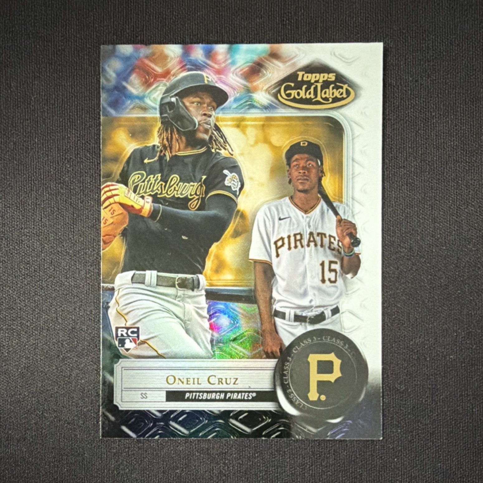 Topps Gold Label 2022 Oneil Cruz #95 Pittsburgh Pirates Rookie Class 2 MLB