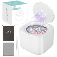 Rechargeable Ultrasonic Retainer Cleaner Machine 45kHz Denture & Night Guard...