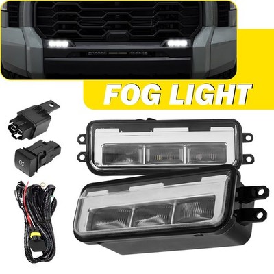 2-4X Bumper Fog Lights LED Lamps Kits Left&Right For 2022-2024 Toyota Tundra EAW