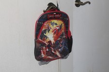 Marvel Captain America Civil War School Backpack 2 Compartments 2 Side Pockets