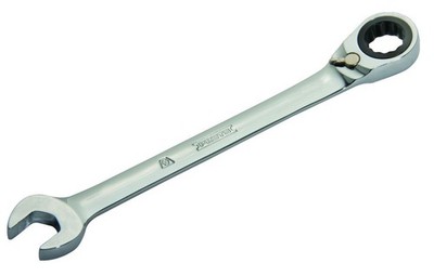 Stanley Proto JSCV14T Full Polish Comb. Reversible Ratchet Wrench, 7/16''-12 pt.