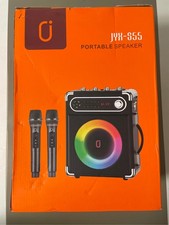 JYX Karaoke Machine with Two Wireless Microphones, Portable Bluetooth Speaker 4