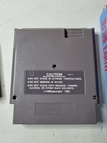 To The Earth Nintendo NES 1989 CIB Tested Complete