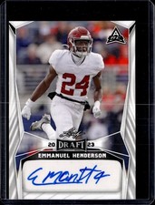 2023 Leaf Draft #BA-EH3 Emmanuel Henderson Autographs White