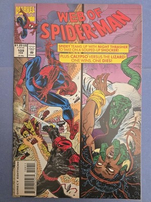 MARVEL COMICS - WEB OF SPIDER-MAN - VOLUME 1 - # 109 - FEB 1994 - MODERN AGE