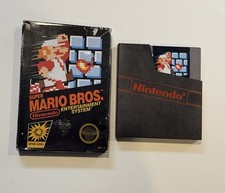 Mario Bros. (Nintendo NES, 1985) Black Box, Original Game & Box, Tested