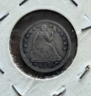 1853 Liberty Seated Half Dime Arrows