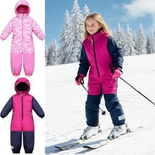 Schneeanzug Mädchen Gr122 Kinder Schneeanzug Schneeoverall Skianzug Ski Jumpsuit