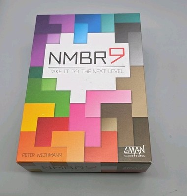 NMBR 9 (Number 9) Board Game Z-Man Games 100% COMPLETE RARE