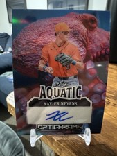 2025 LEAF OPTICHROME XAVIER NEYENS RC TOP PROSPECT AUTO #1/1 AQUATIC