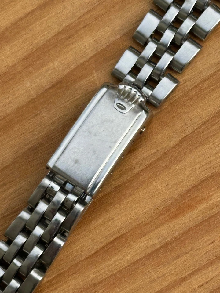 Vintage 1967 Rolex Jubilee Watch Bracelet 13mm with 68 End Links - Image 3 of 4