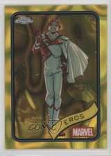 2025 Topps Chrome Marvel Comics Yellow Lava Refractor Eros #3 1u6