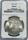 1901 O Morgan Silver Dollar NGC MS64+ Better Date Morgan