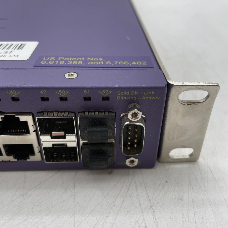 Extreme Networks Summit X460-48p Gigabit PoE 48-Port Network Switch - Image 3 of 4