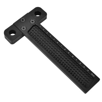 T Type Ruler Hole Scribing Woodworking Marking Measuring Hand Tool SET