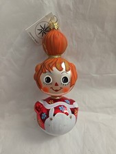 1996 CHRISTOPHER RADKO 6" Ornament RAGAMUFFIN 96-052-0 Raggedy Ann Doll