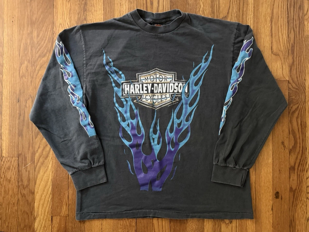 Harley-Davidson Blue Long Sleeve Shirts for Men for sale | eBay