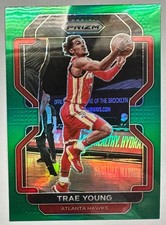 Trae Young Green Prizm Parallel Atlanta Hawks #26