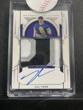 2024 Panini National Treasures Zac Veen #PMS-ZV Prospect Material Auto  #/99