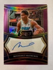Bennedict Mathurin 2024-25 Panini Select 69/75 Auto Purple Prizm Pacers #SIG-BEN