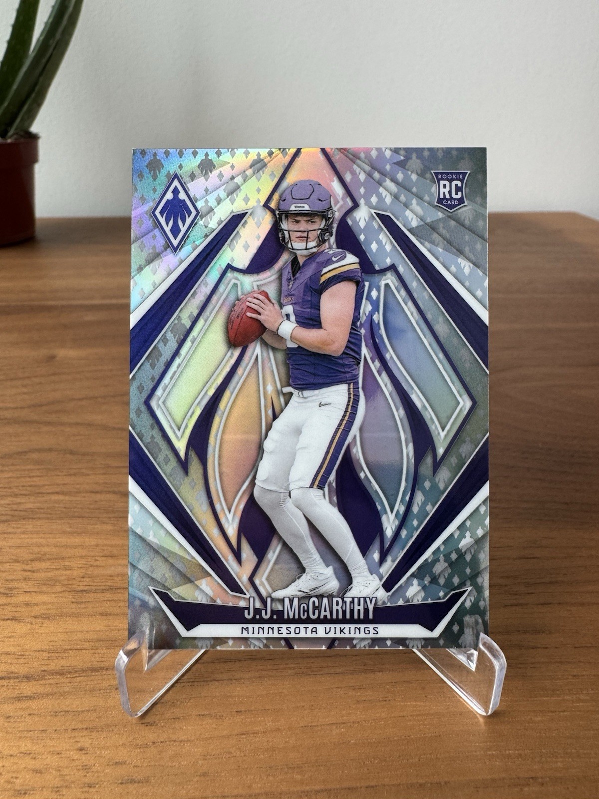 2024 Panini Phoenix - Rookies J.J. McCarthy #185 helmets /399 (RC)