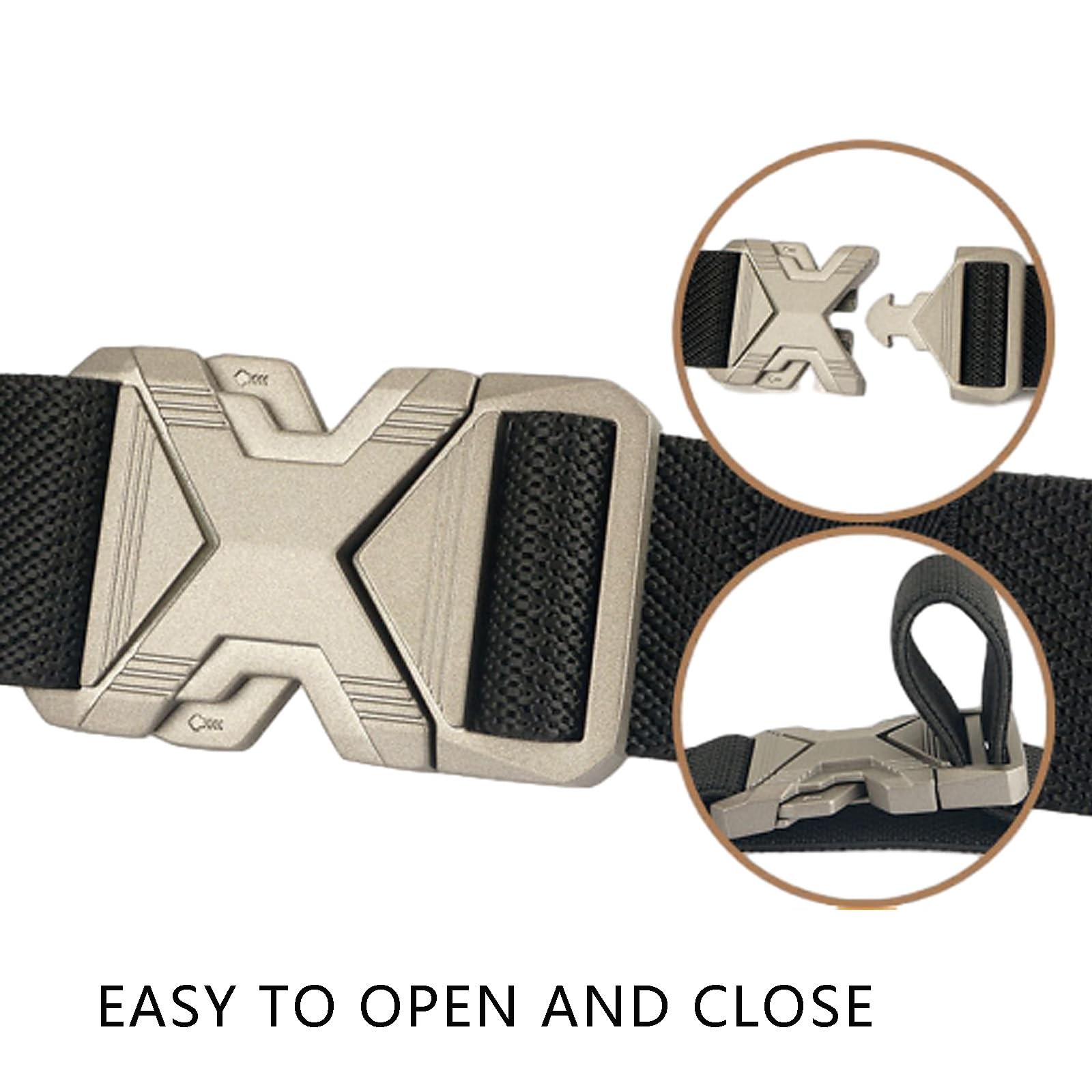 Men's Elastic Duty Work Belt 1.34" Wide Quick Release Stretch Riggers