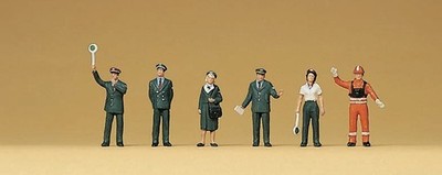 Preiser 79060 N Scale DB Railway Personnel Set pkg(6)