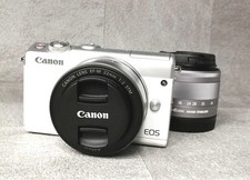 Canon EOS M100 Mirrorless Camera Kit with 2 Lenses, Used