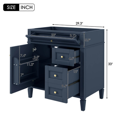 #ad 30#x27;#x27; Bathroom Vanity WITHOUT TOP SINK Bathroom Storage Cabinet $100.00