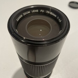 *VINTAGE* Canon FD 70-150mm F4.5 Manual Focus Zoom SLR Camera Lens + filter desc