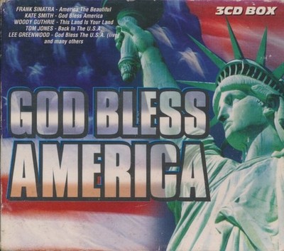 God Bless America 3-Disc MUSIC AUDIO CD patriotic compilation 2001 Lee Greenwood