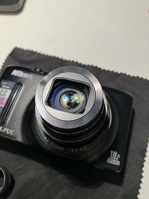 Nikon COOLPIX S9400 18.1MP Digital Camera - Black for sale online