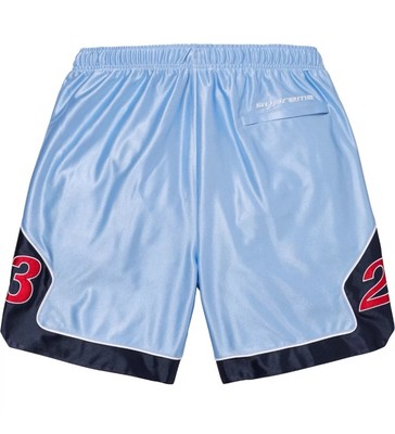 Supreme Jordan Warm Up Shorts Size XL Light Blue FW24 Supreme New