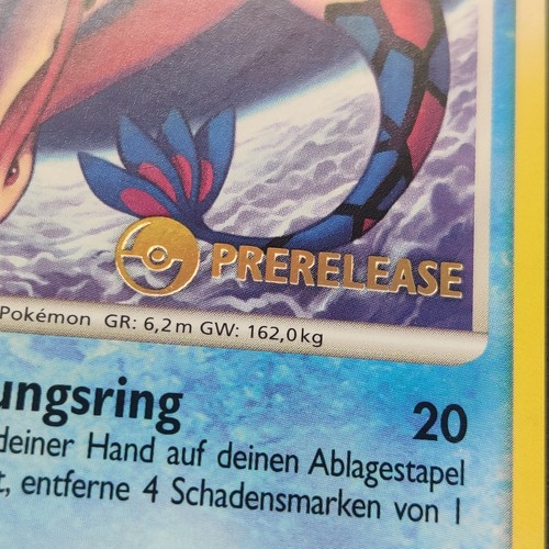 Pokemon - Platin - Ultimative Sieger 70/147 - Milotic Deutsch Pre Release Stamp - Picture 8 of 8