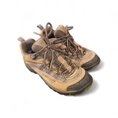 The North Face Hiking Shoes Women's 8 Leather & Canvas Taupe & Gray