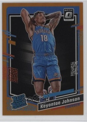2023 Panini Donruss Optic Rated Orange Prizm /199 Keyontae Johnson Rookie RC pe8
