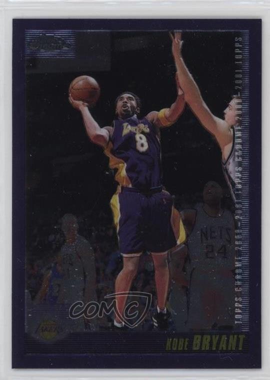 2000-01 Topps Chrome Kobe Bryant #107 HOF