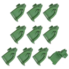 25Pcs Boutonnieres Safety Pins, 4.5x2.5cm Plastic Corsage Pin Buttonhole Green