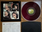 THE BEATLES Let It Be 1970 Japan LP RED WAX Apple AP-80189
