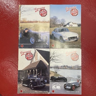 Enjoying MG The MGOC Magazine  4 X Issues 1993 1-4 Pre-owned