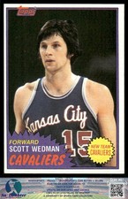 1981-82 Topps #19 Scott Wedman Cleveland Cavaliers 81.BB