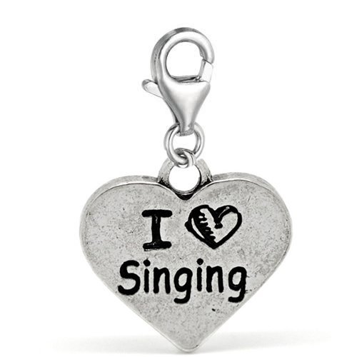 I Love To Cheer Clip-On Charm Pendant With Lobster Clasp For Charm Bracelets & Necklaces - Zinc Alloy, Cheerleading Gift - View #5