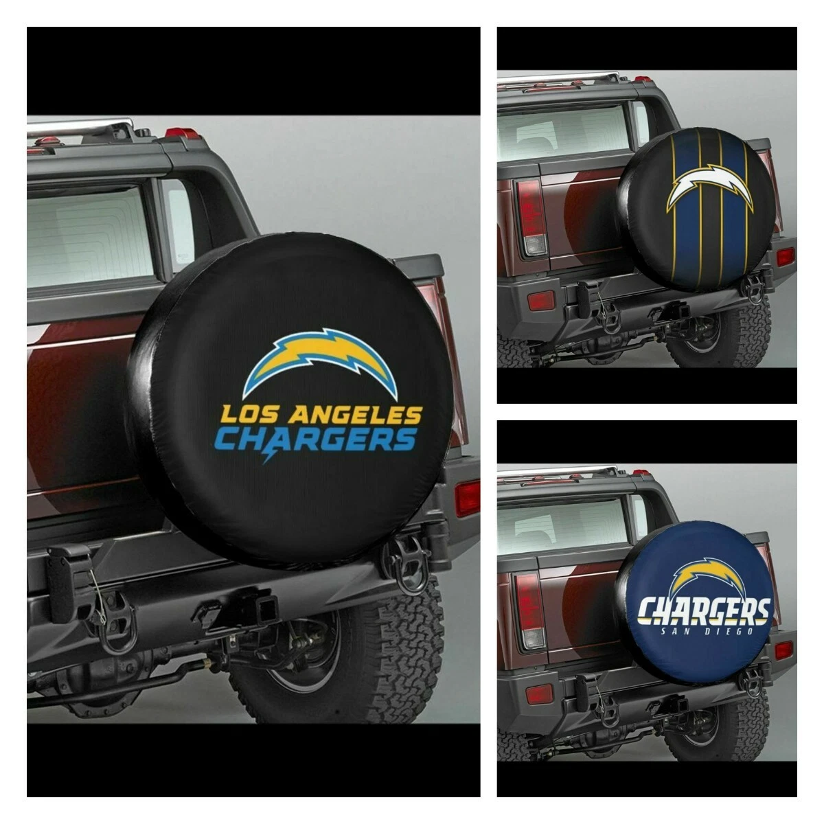 San Diego Chargers Auto Car Tire Cover Car Accessories Spare Tire Cover