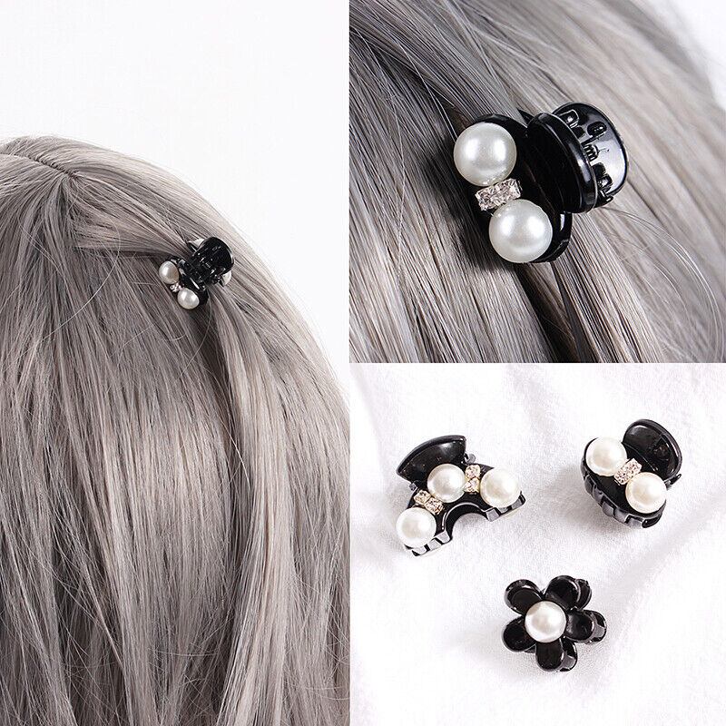 1PC Fashion Pearls Crystal Rhinestone Mini Hair Claw Hair Clip Hair Accessories